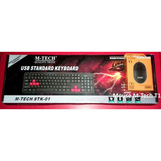 Pekanbaru Mouse Keyboard M-Tech - Robot