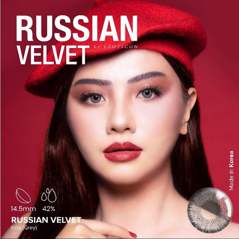 Pekanbaru Softlens Russian Velvet By X2 /Exoticon Softlens/Normal /Minus