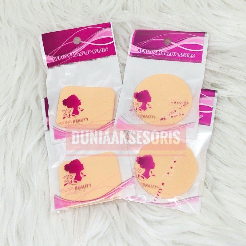 Pekanbaru Spons Make Up Murah/Spon Sponge Bulat/Spon Kotak/Spon Foundation