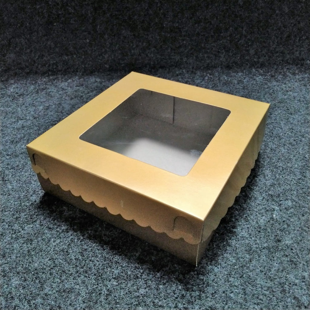 Pekanbaru Gold Cake Box / Kotak Kue Emas Dengan Display Berbagai Ukuran