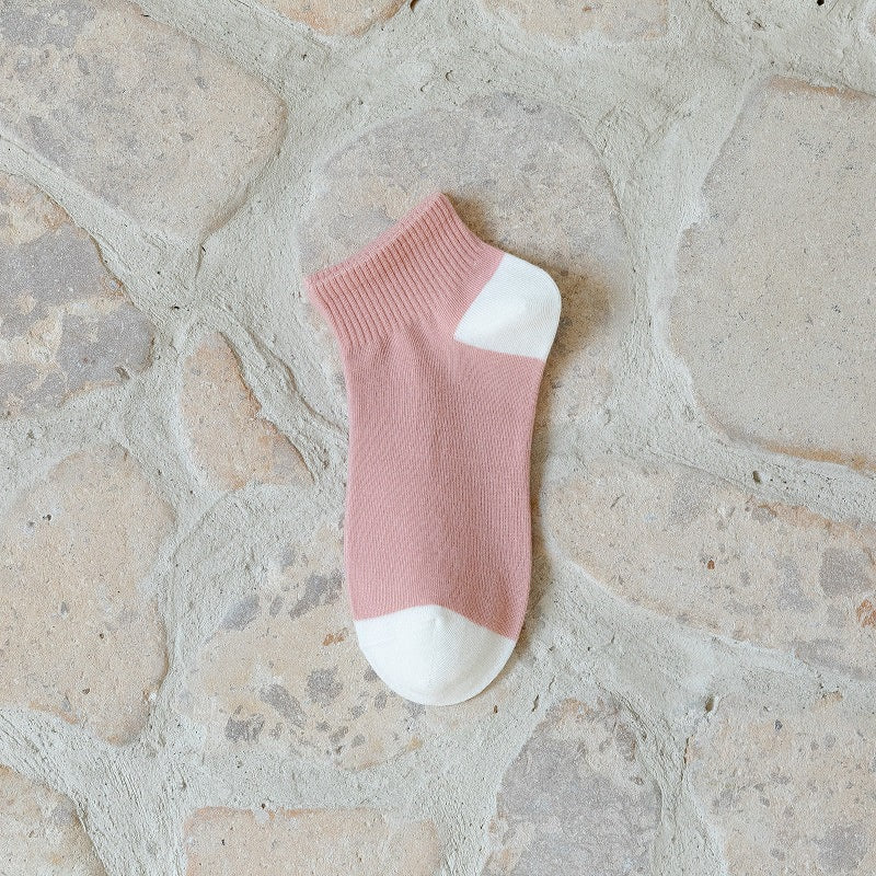 Kaos Kaki Pink Square Kotak Women Socks Import Kaos Kaki Catur Berkualitas Kaus Kaki Pendek Lembut Korean Style