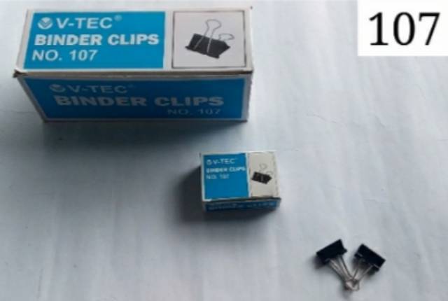 Pekanbaru Binder Clip/Penjepit Kertas V-Tec
