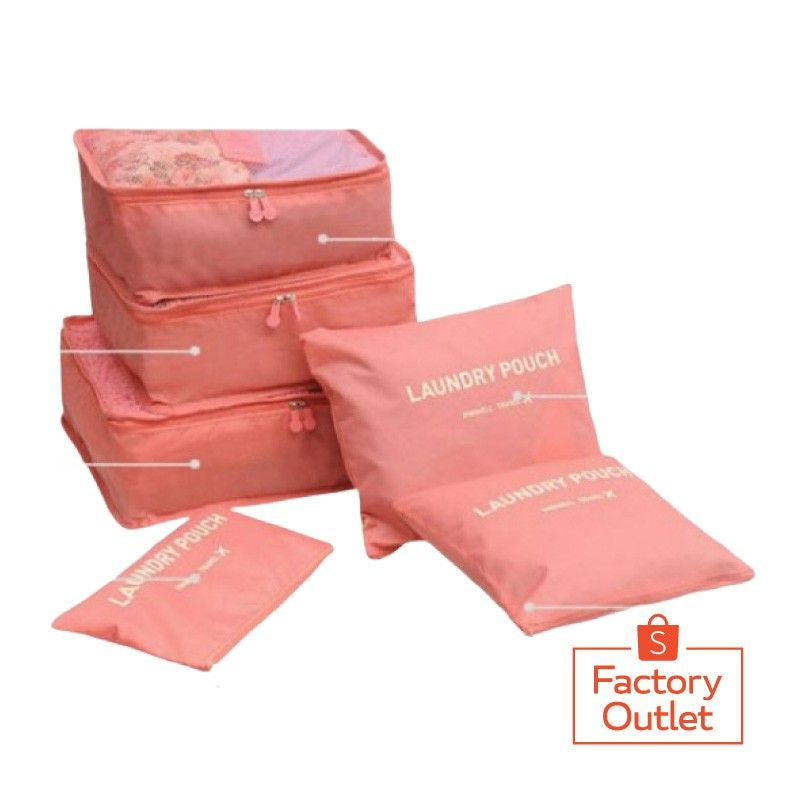 Pekanbaru Travel 6 In 1 Bag Set Storage Organizer Koper / Tas