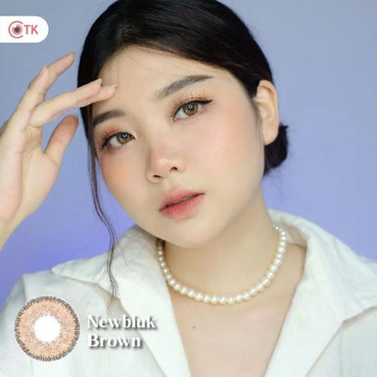 Pekanbaru Softlens Newbluk 15Mm ( Normal Minus) + Free Case