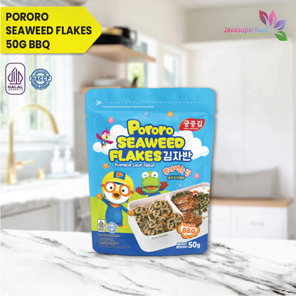 Java Super Food Miyeok Potong Dried Wakame Cut Rumput Laut Potong Tanpa MSG / Aonori Seaweed Flakes