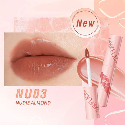 Pekanbaru Pinkflash Watery Glam Lipgloss Super Glossy Shiny Lip Tint High Quality