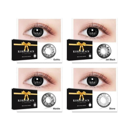 Pekanbaru Softlens X2 Koko Black 14.5Mm Normal Minus/Softlens Minus/Softlens Normal /Kacamata/Kontaklensa