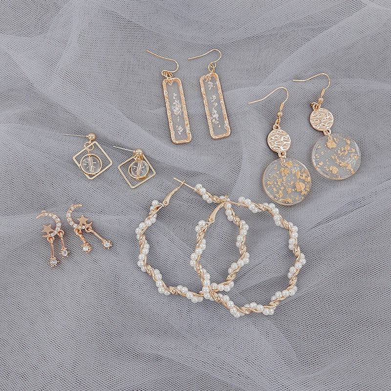 Anting Wanita Korea Bling Emas Putih Besar Bulat Korea Simple Elegan Anting Berkualitas Anting Besar Korean Style Anting Hook Anting Hoop
