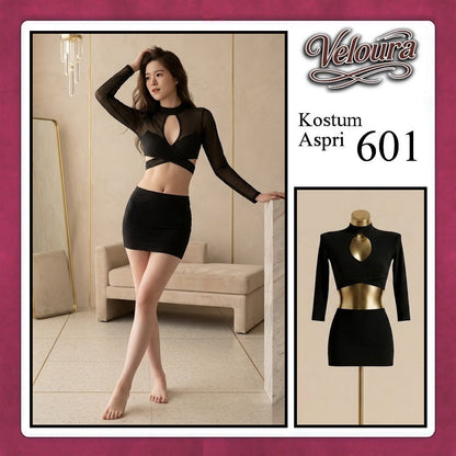 Pekalongan Veloura Pakaian Sexy Lingerie Wanita dan Cosplay Seksi Asisten Pribadi 601