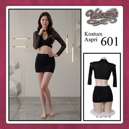 Pekalongan Veloura Pakaian Sexy Lingerie Wanita dan Cosplay Seksi Asisten Pribadi 601