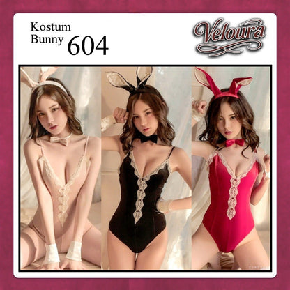Pekalongan Veloura Nurse Cosplay Set - Lingerie Kostum Suster Perawat Seksi Playful Medical 604