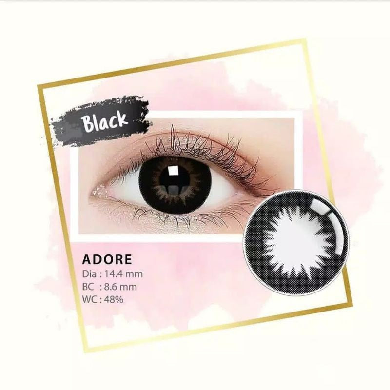 Pekanbaru Softlens Adore By Normal Minus By Lc /Softlens Hitam/Softlens Choco/Soflen/Contactlens