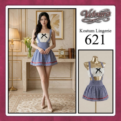 Pekalongan Veloura Sexy Lingerie Pakaian Cosplay Kostum Tema - 621
