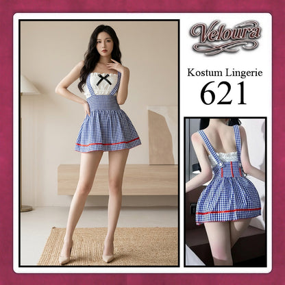 Pekalongan Veloura Sexy Lingerie Pakaian Cosplay Kostum Tema - 621