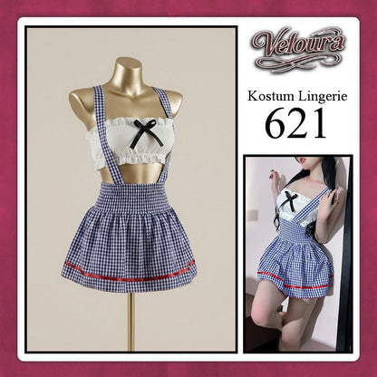 Pekalongan Veloura Sexy Lingerie Pakaian Cosplay Kostum Tema - 621