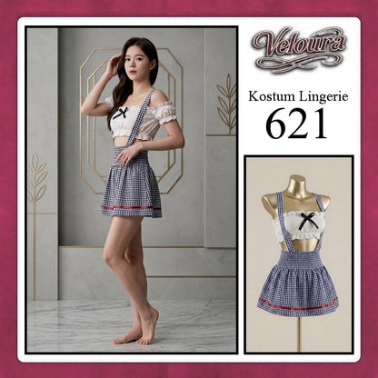Pekalongan Veloura Sexy Lingerie Pakaian Cosplay Kostum Tema - 621