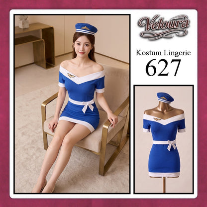 Pekalongan Veloura Sexy Lingerie Pakaian Cosplay Kostum Tema - 627