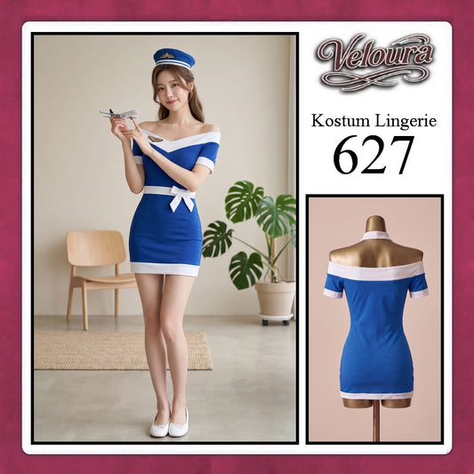 Pekalongan Veloura Sexy Lingerie Pakaian Cosplay Kostum Tema - 627