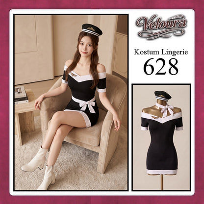 Pekalongan Veloura Sexy Lingerie Pakaian Cosplay Kostum Tema - 627