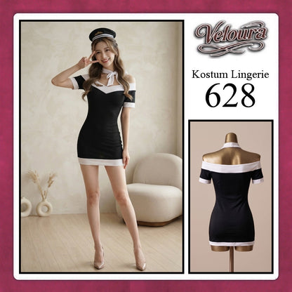 Pekalongan Veloura Sexy Lingerie Pakaian Cosplay Kostum Tema - 627