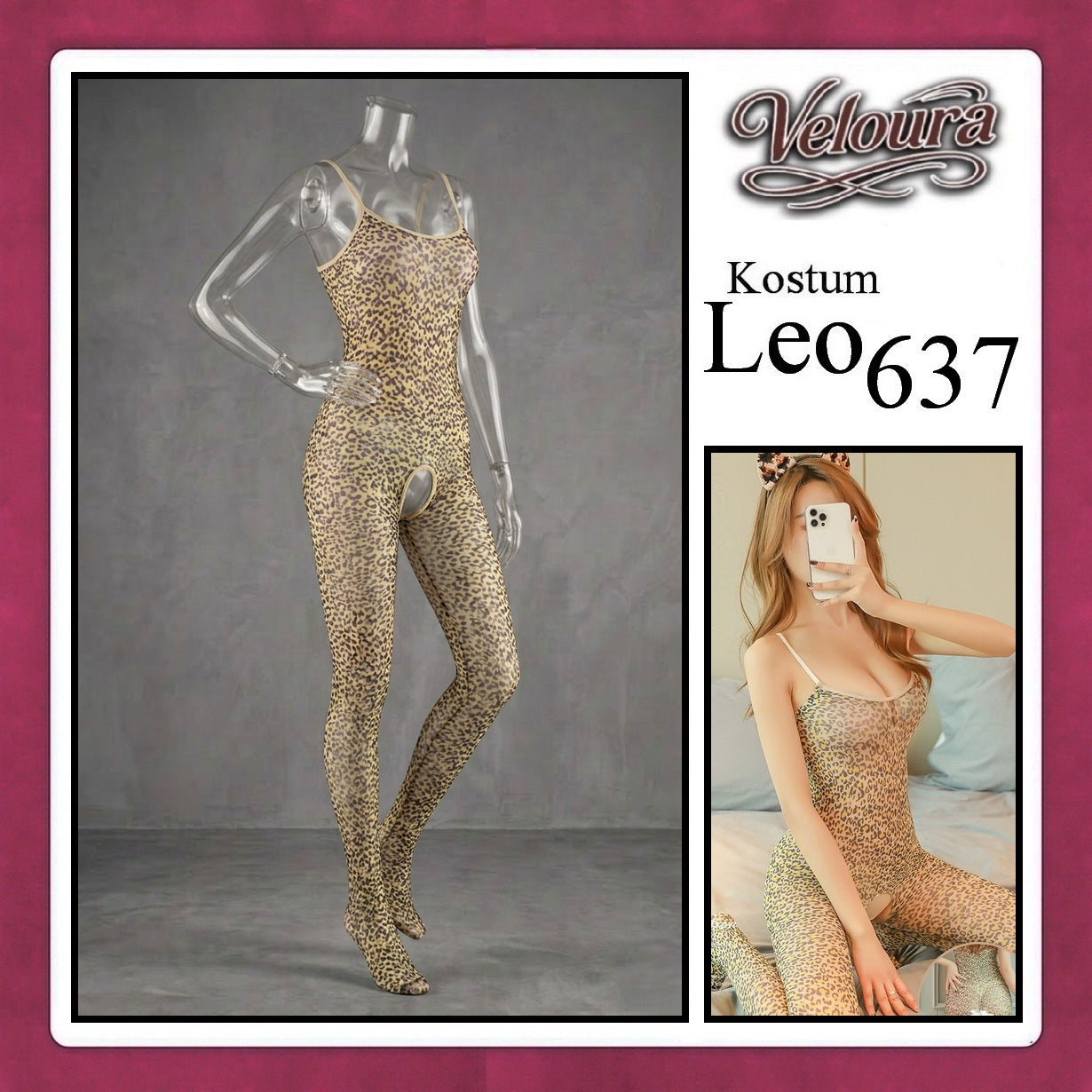 Pekalongan Veloura Pakaian Sexy Lingerie Wanita dan Cosplay Seksi - 637