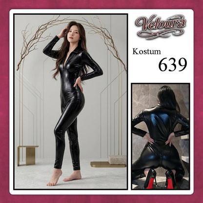 Pekalongan Veloura Pakaian Wanita Jumpsuit Hitam Black - 639