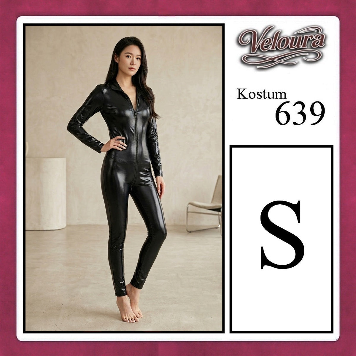 Pekalongan Veloura Pakaian Wanita Jumpsuit Hitam Black - 639