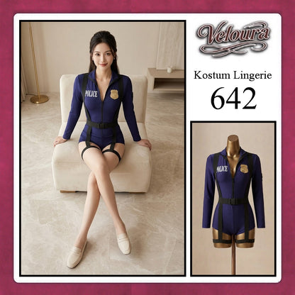 Pekalongan Veloura Sexy Lingerie Pakaian Cosplay Kostum Tema - 642
