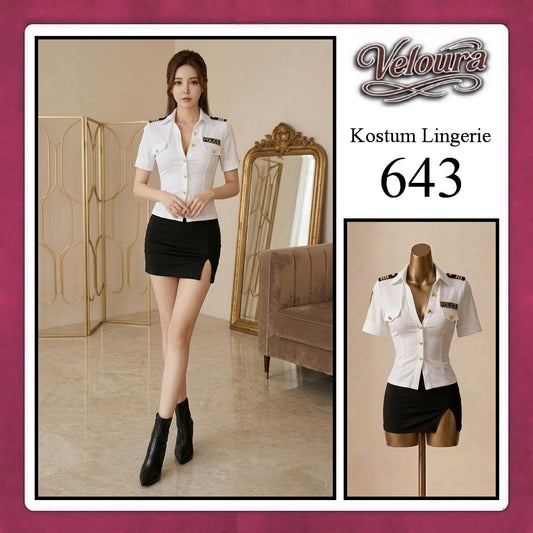Pekalongan Veloura Sexy Lingerie Pakaian Cosplay Kostum Tema - 643