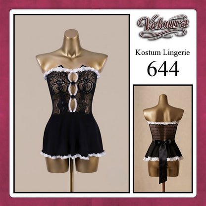 Pekalongan Veloura Sexy Lingerie Pakaian Cosplay Kostum Tema - 644 Sexy Neko Cat Girl