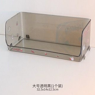 Rak Putih Transparan Akrilik Clear Rak Penyimpanan Barang Aesthetic Stationary Kit Room Decoration Tempat Simpan Barang Desk Organizer Lucu Unik