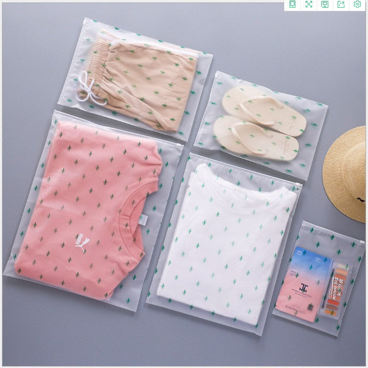 HR-[POUCH ZIPPER] BAG ORGANIZER BAG DENGAN ZIPLOCK PENYIMPANAN BAJU JUALAN FASHION TRAVEL SERBAGUNA
