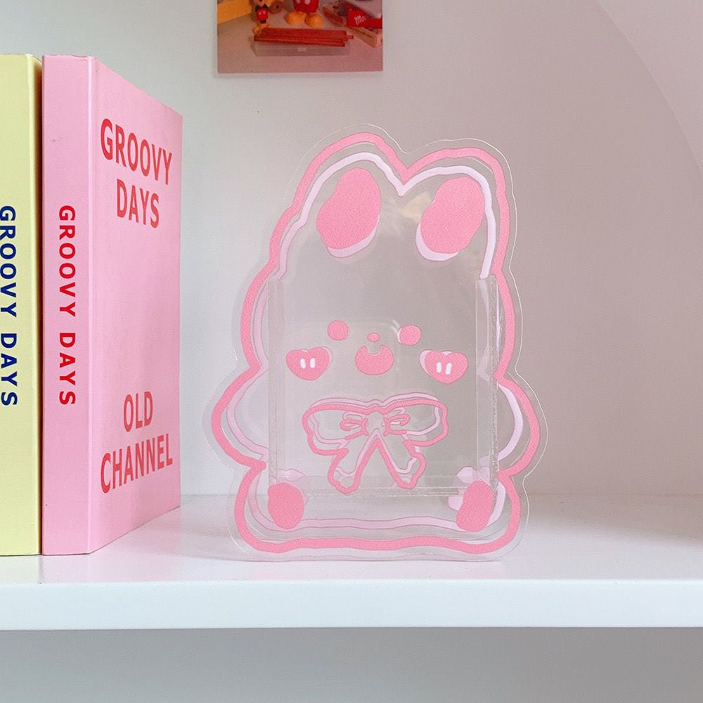 Penholder Motif Unik Lucu Aesthetic Ins Tempat Penyimpanan Pena Akrilik Lucu Karakter Cartoon Korean Style Acrylic Stationary Kit Desk Organizer Cute Cartoon Pen Holder Transparan
