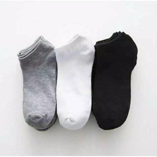 Pekanbaru Kaos Kaki Pendek Polos Ankle Socks Spandex Kaos Kaki Cewek Cowok Kaos Kaki