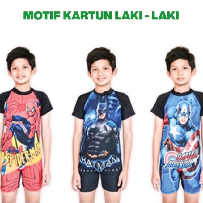 Pekanbaru Baju Renang Anak Karakter /Baju Berenang Anak /Cloth Swimming