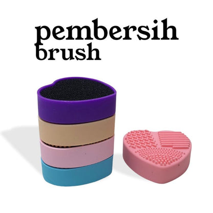 Pekanbaru Alat Pembersih Kuas Brush Make Up Silikon / Pembersih Brus Plus