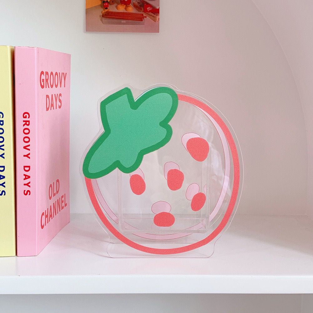 Penholder Motif Unik Lucu Aesthetic Ins Tempat Penyimpanan Pena Akrilik Lucu Karakter Cartoon Korean Style Acrylic Stationary Kit Desk Organizer Cute Cartoon Pen Holder Transparan