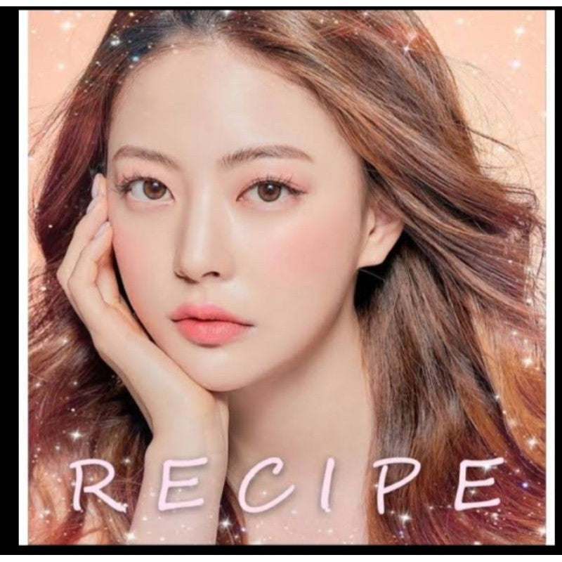Pekanbaru Softlens Recipe Dia 14.5Mm Normal & Minus Grey Brown Blue (-0.50 S/D -6.00) Gray Ctk