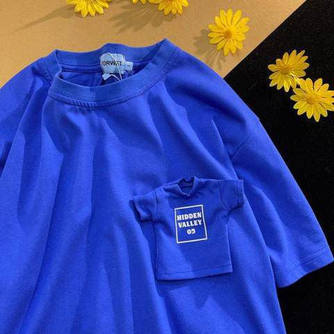 Kaos Oversize Saku Tshirt Mini Hidden Valley 05 T-shirt Lucu Unik Berkualitas Kaos Keren Double Tshirt Cute Elegant Aesthetic Street Style Korean Style