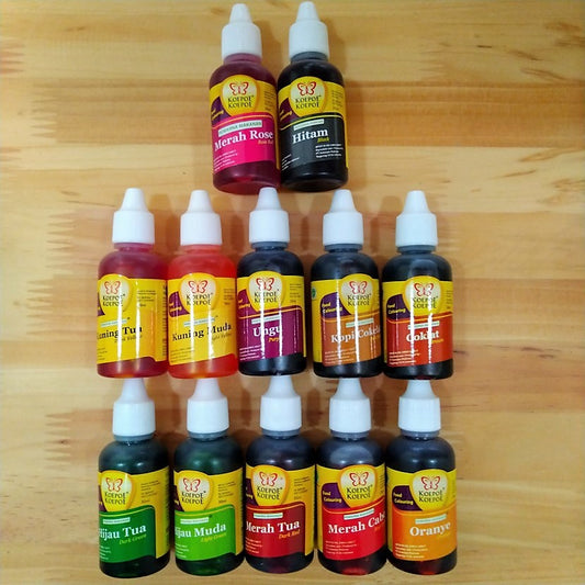 Pekanbaru Koepoe Koepoe Food Colouring / Pewarna Makanan Cair 30Ml