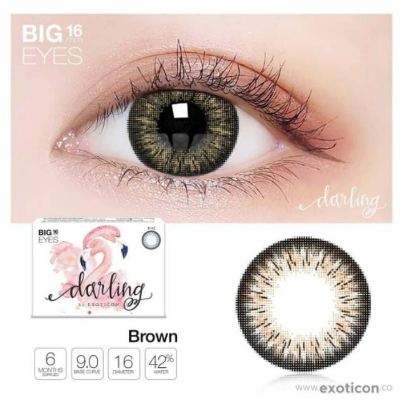 Pekanbaru Softlens Darling By X2 Big Eyes 16Mm Normal /Minus