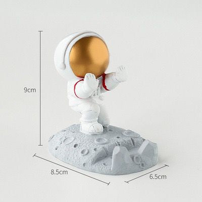 Phone Holder Penyangga Penahan Handphone Tab Astronot Lucu Stand HP Bentuk Lucu Unik Luar Angkasa Dekorasi Kamar Cute Stationary Kit Berkualitas