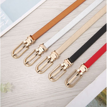 Pekanbaru Ikat Pinggang Gesper Belt Kecil Wanita Bahan Kulit Pu / Tali Pinggang Wanita / Gesper