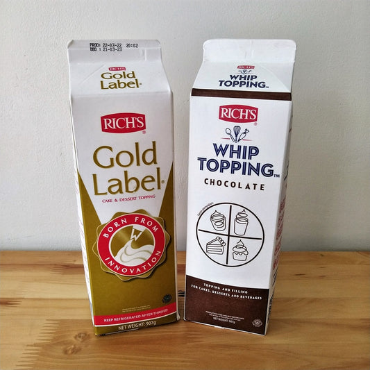 Pekanbaru Rich'S Whipping Cream Gold Label / Chocolate 907Gr (Instan Only)