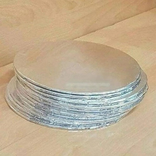 Pekanbaru Cake Board / Tatakan Kue Bulat Polos Silver