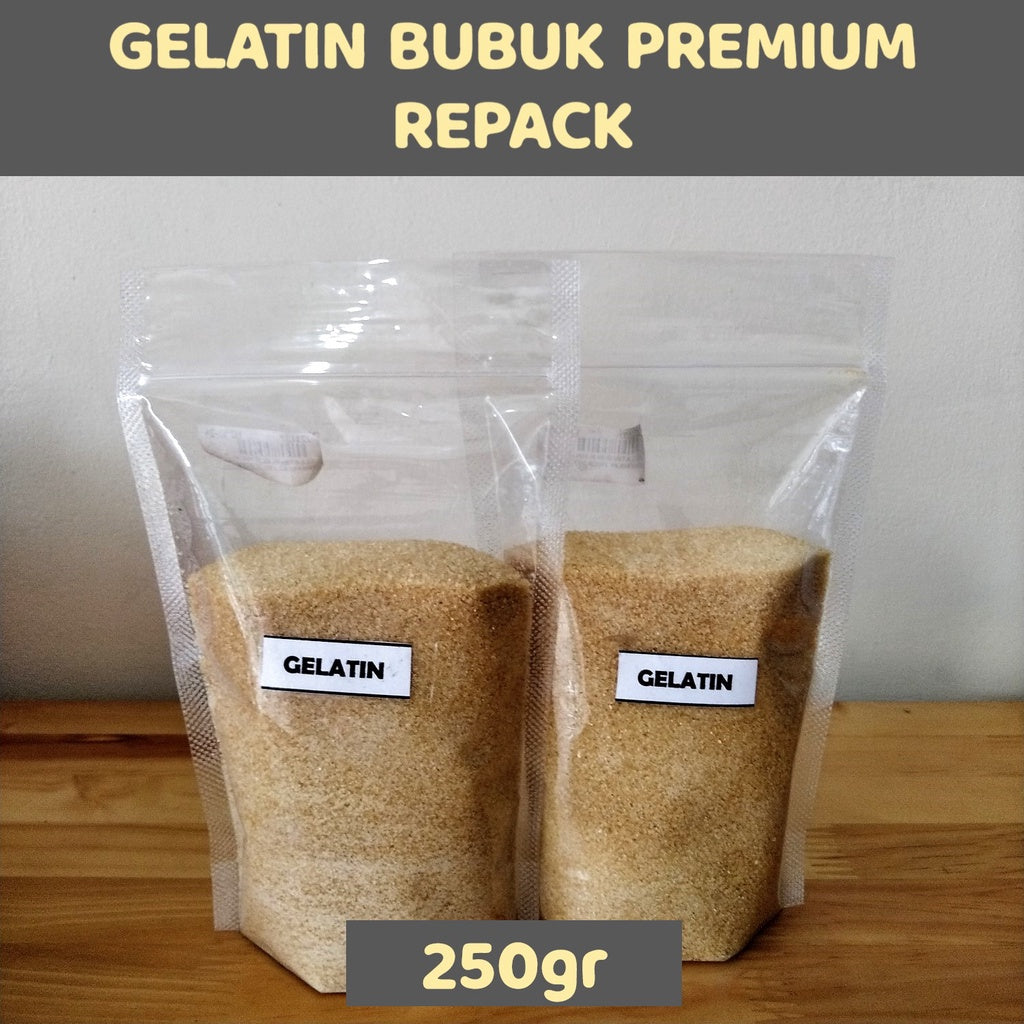 Pekanbaru Gelatin Bubuk Premium Halal Repack