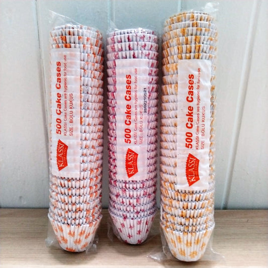 Pekanbaru Klassi Cake Cases / Cetakan Bolu Kukus / Cup Kue Kertas Motif Per Pack
