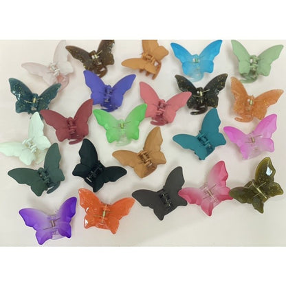 Pekanbaru Jedai Rambut Motif Kupu Kupu Warna / Jepitan Rambut Butterfly