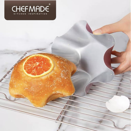Pekanbaru Chefmade Non- Stick Hexagon Pandoro Bread Mould / Cetakan Roti Segi Enam Wk9823