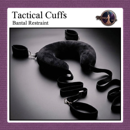 Pekalongan Midnight Tactical Cuffs - Bantal Restraint Penyangga Leher Tangan Kaki